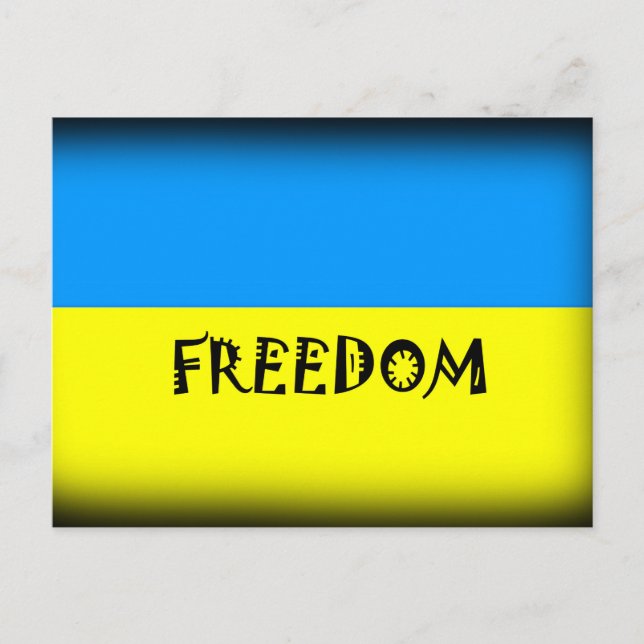 Carte Postale Liberté Ukraine (Devant)