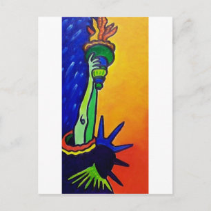 Carte Postale Liberty Lady