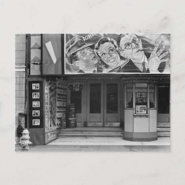 Carte Postale Liberty Theatre à La Nouvelle-Orléans, 1935 (Devant)