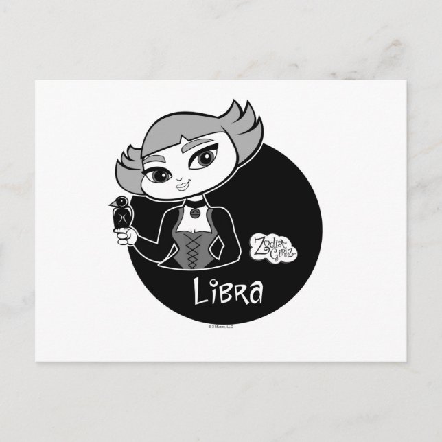 Carte postale Libra (Devant)