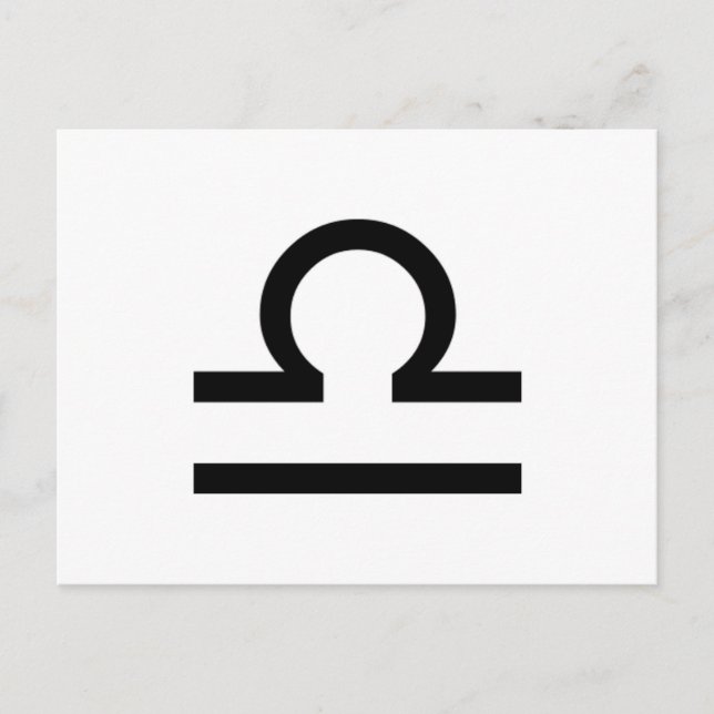 Carte Postale Libra (Devant)
