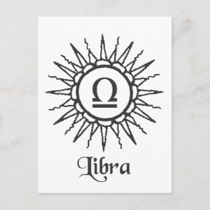 Carte Postale Libra