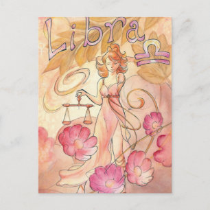 Carte Postale Libra