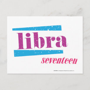 Carte Postale Libra Purple