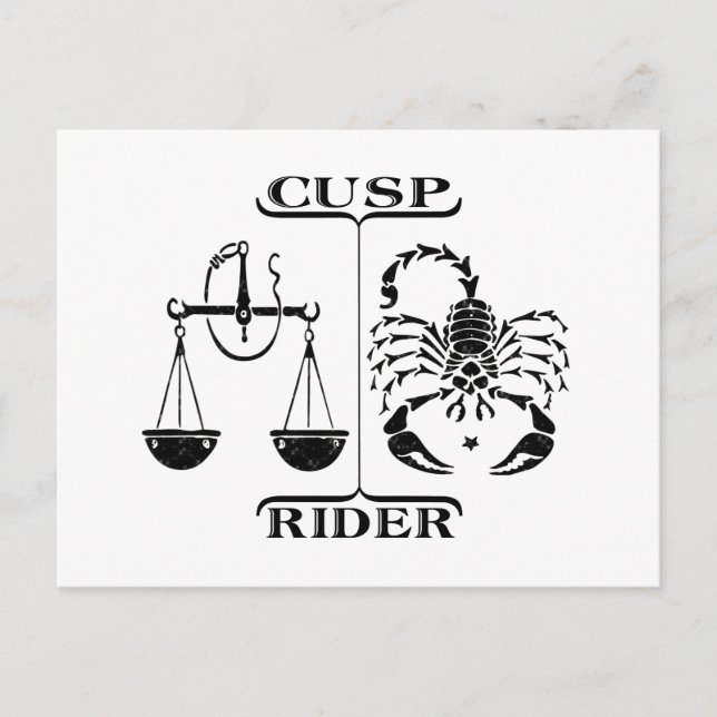 Carte Postale Libra/Scorpio (Devant)