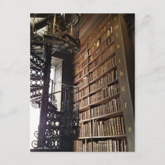 Carte Postale Librairie dans la Longue Chambre, Dublin, Irlande