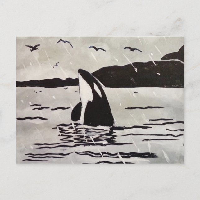 Carte Postale Libre et heureux (Devant)