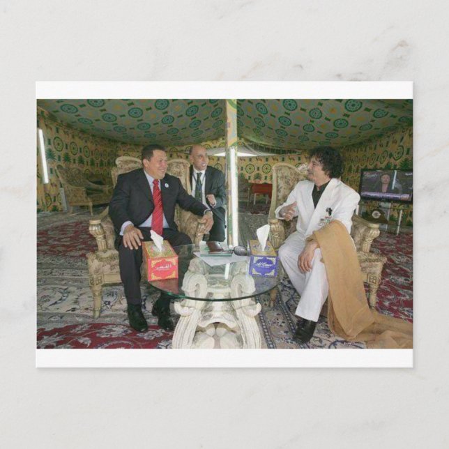 Carte Postale Libye ~ Kadhafi pour toujours (Devant)