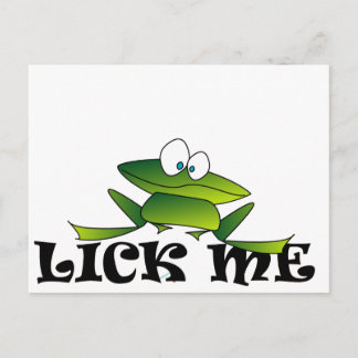 Carte Postale Lick Me