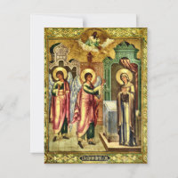 L'icône orthodoxe de l'annonce