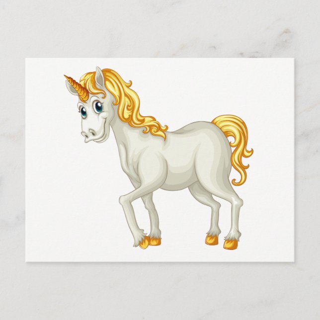 Carte postale licorne (Devant)