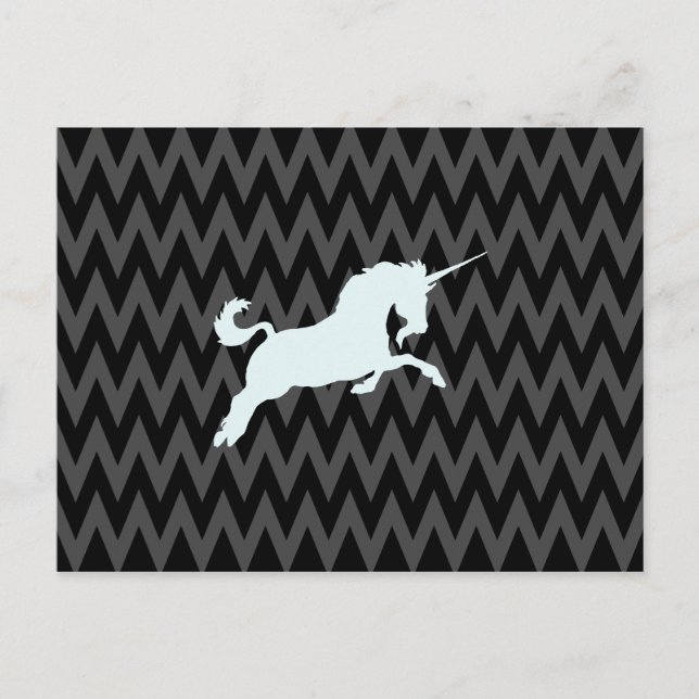 Carte Postale licorne (Devant)