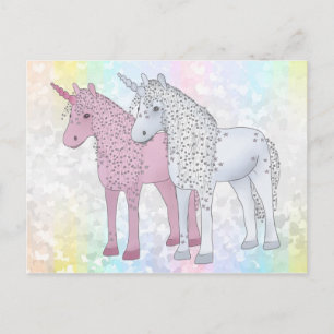 Carte Postale Licornes