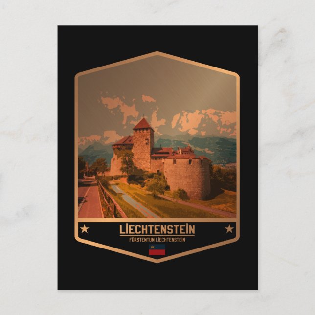 Carte Postale Liechtenstein (Devant)