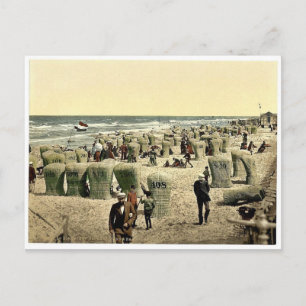 Carte Postale Lieu de baignade pour hommes, Norderney, Allemagne