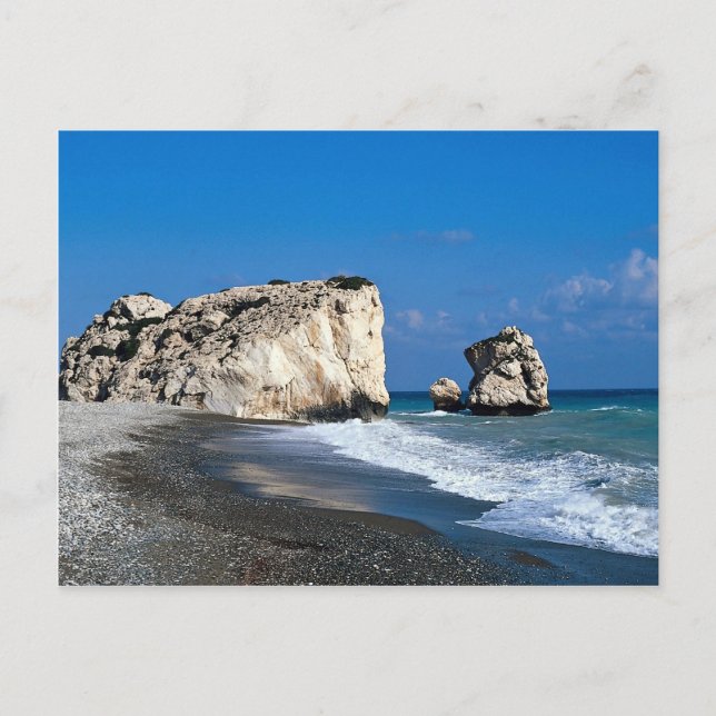Carte Postale Lieu de naissance d'Aphrodite, Pissouri, Chypre (Devant)
