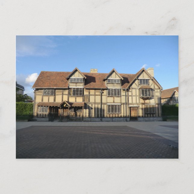 Carte Postale Lieu de naissance de Shakespeare à Stratford Upon  (Devant)