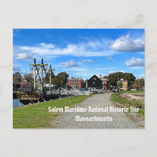 Carte Postale Lieu historique national de Salem Maritime (Devant)