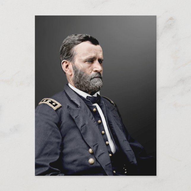 Carte Postale Lieutenant-général Ulysses S. Grant (Devant)