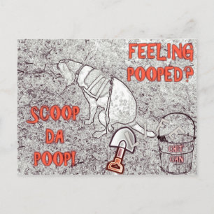 Carte Postale Life Pooper Scooper
