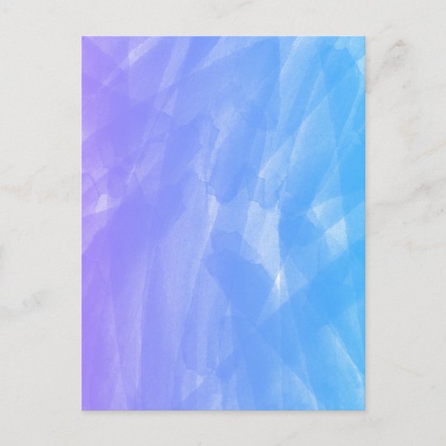 CARTE POSTALE LIGHT BLUE PURPLE CRYSTALS ARRIÈRE - PLANS WALLPAP (Devant)