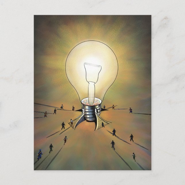 Carte postale Light Bulle Arena (Devant)