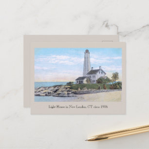 Carte Postale Light House New London CT
