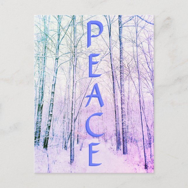 CARTE POSTALE LIGHT WINTER PEACE3 (Devant)