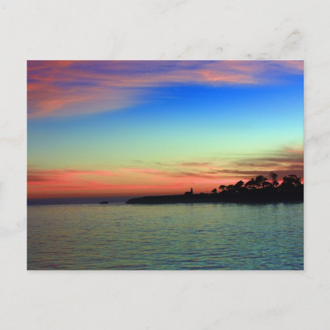 Carte Postale Lighthouse Point, Père Noël Cruz, CA (Devant)