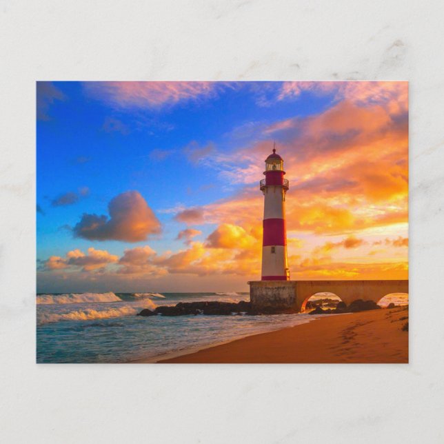 Carte Postale Lighthouses | Itapuã Brazil Lighthouse (Devant)
