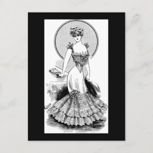 Carte Postale Ligne à la mode 1906