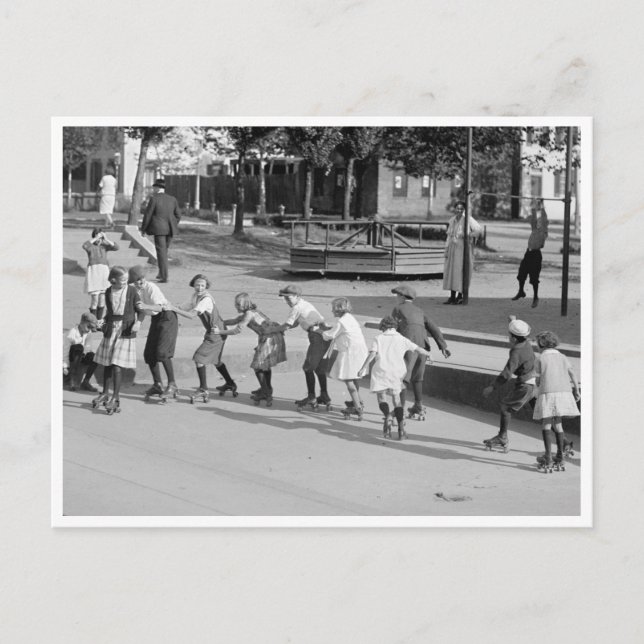 Carte Postale Ligne à rouleaux (Devant)