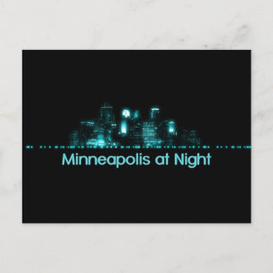 Carte Postale Ligne aérienne de Minneapolis