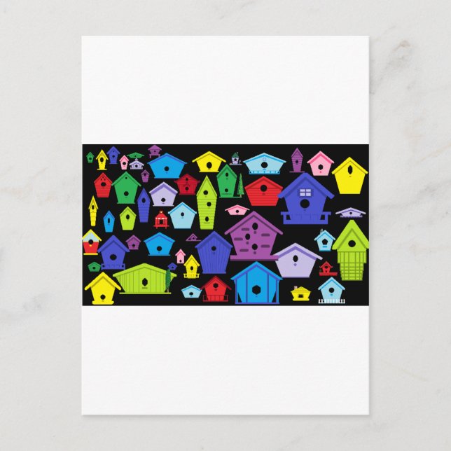 Carte Postale Ligne "Birdhouse Collection" (Devant)