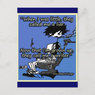 Carte Postale Ligne Claire's Writers & Liars
