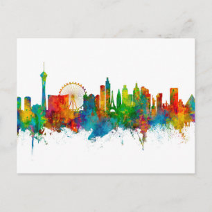 Carte Postale Ligne d'atterrissage de Las Vegas
