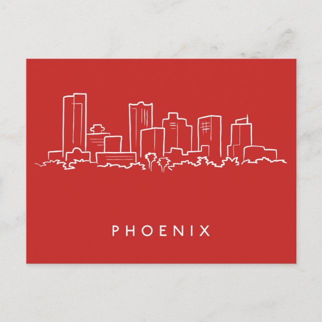 Carte Postale Ligne de Phoenix (Devant)