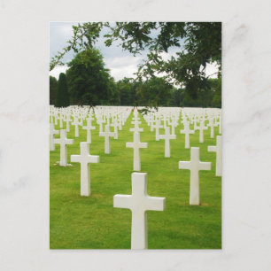 Carte Postale Ligne de pierres tombales Arlington National Cemet