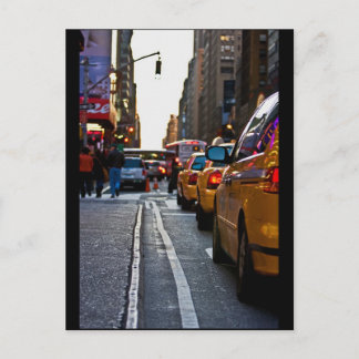 Carte Postale Ligne de taxis en NYC