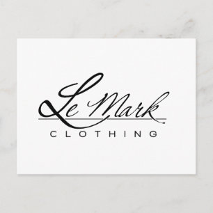 Carte Postale Ligne de vêtements de marque