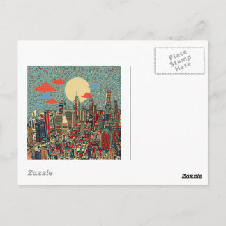 Carte Postale ligne d'horizon philadelphie