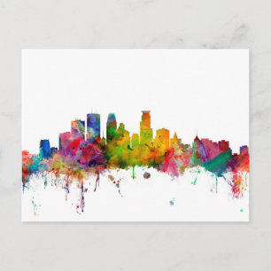 Carte Postale Ligne du Minneapolis