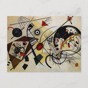 Carte Postale Ligne ininterrompue Kandinsky Transverse