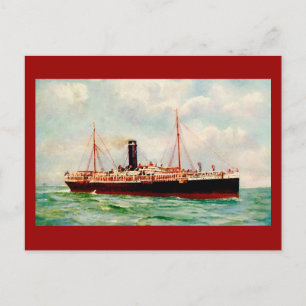 CARTE POSTALE LIGNE ORIENT-PACIFIQUE R.M.S. "ORONTES" 1905