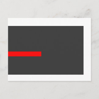 Carte Postale Ligne rouge