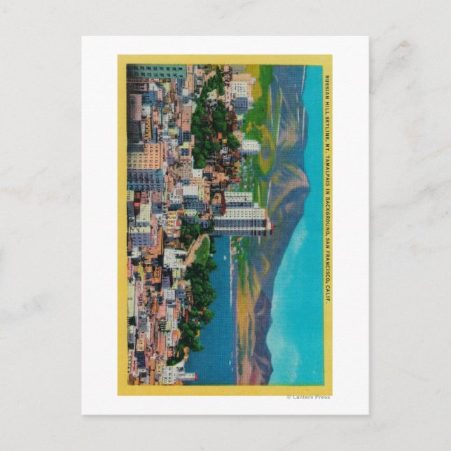 Carte Postale Ligne Skyline de la côte russe avec (Devant)