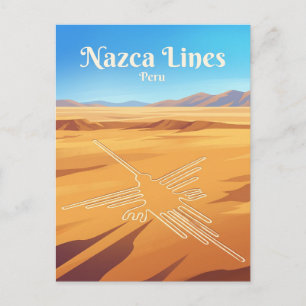 Carte Postale Lignes de Nazca Pérou