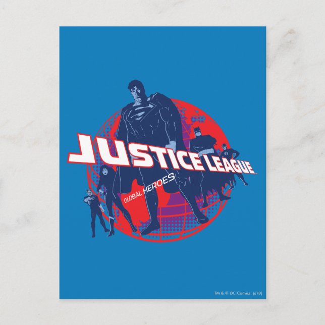 Carte Postale Ligue de la justice et du monde (Devant)