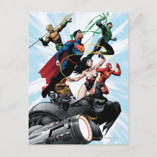 Carte Postale Ligue de la justice - Groupe 1