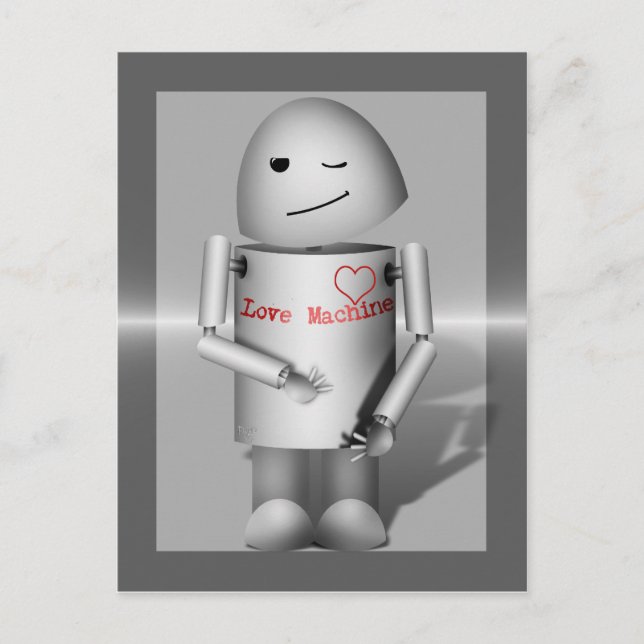 Carte Postale (Lil' Robo-x9) Love Machine (Devant)